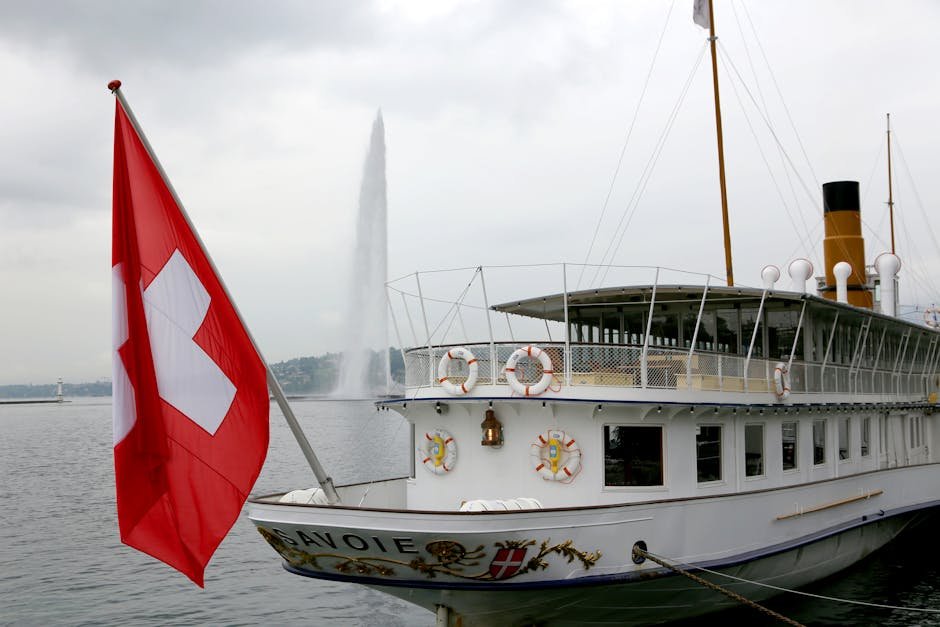 Croisière Belle Époque sur le lac Léman - bateau à vapeur CGN avec le Jet d'Eau de Genève
